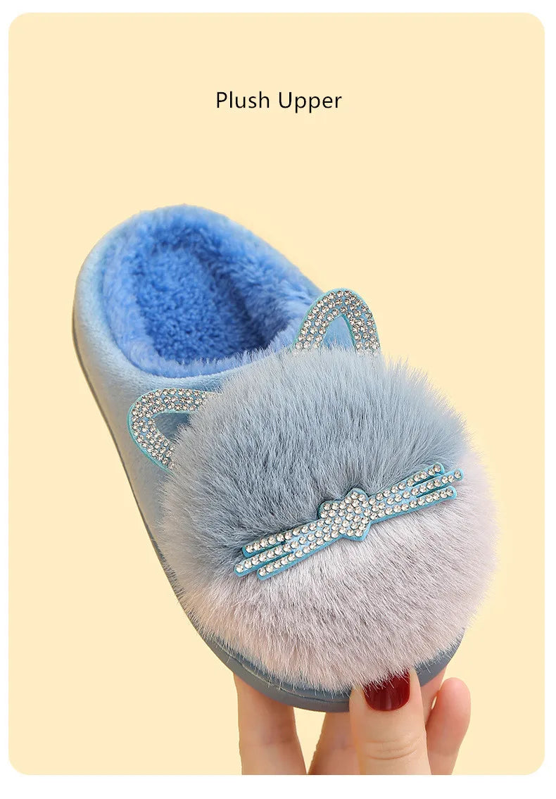 Princess Cat Diamond Slippers