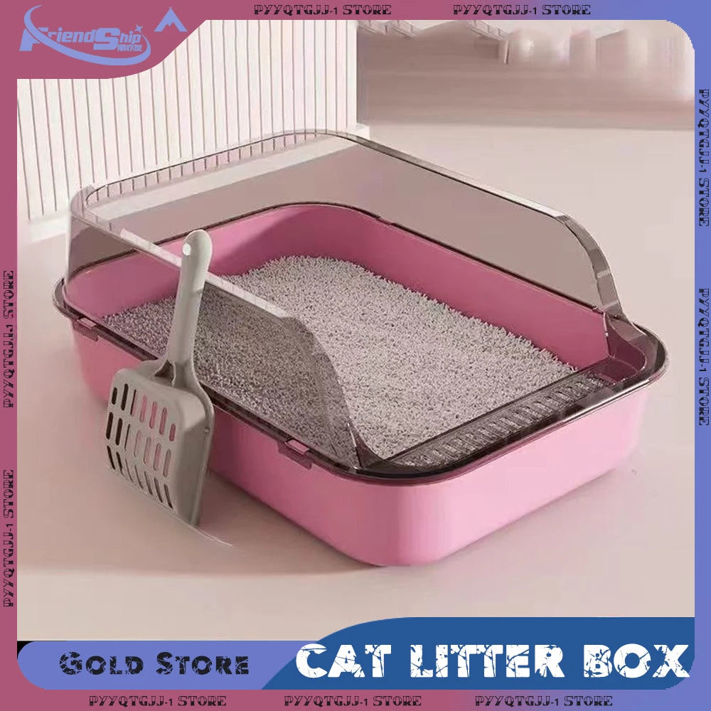 Splashproof Semi-Closed Litter Box