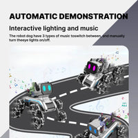 Remote Control Robot Dog | Gesture Sensing,Stunt Rc Cars, Interactive Pocket Emo Robot,Cool Lighting & Music by Tail chasers