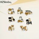 Cartoon Pet Acrylic Lapel Pin - Dogs & Cats