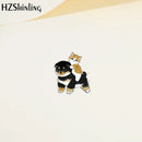 Cartoon Pet Acrylic Lapel Pin - Dogs & Cats