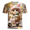 Cat Electric Bike T-Shirt