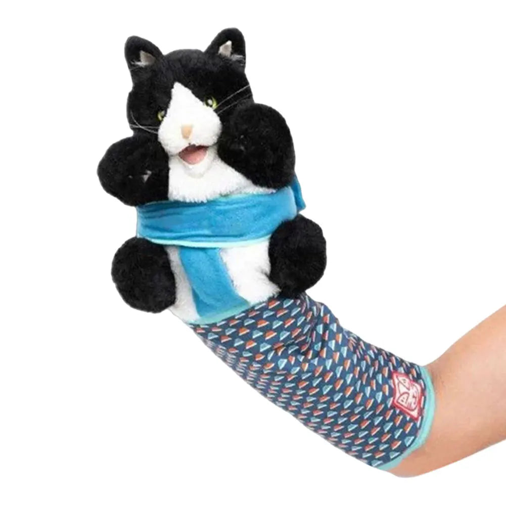 Interactive Cat Wrestling Puppet - Plush Animal Toy