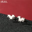 Dog Breed Cartoon Stud Earrings - Dachshund, Corgi & Chihuahua Designs