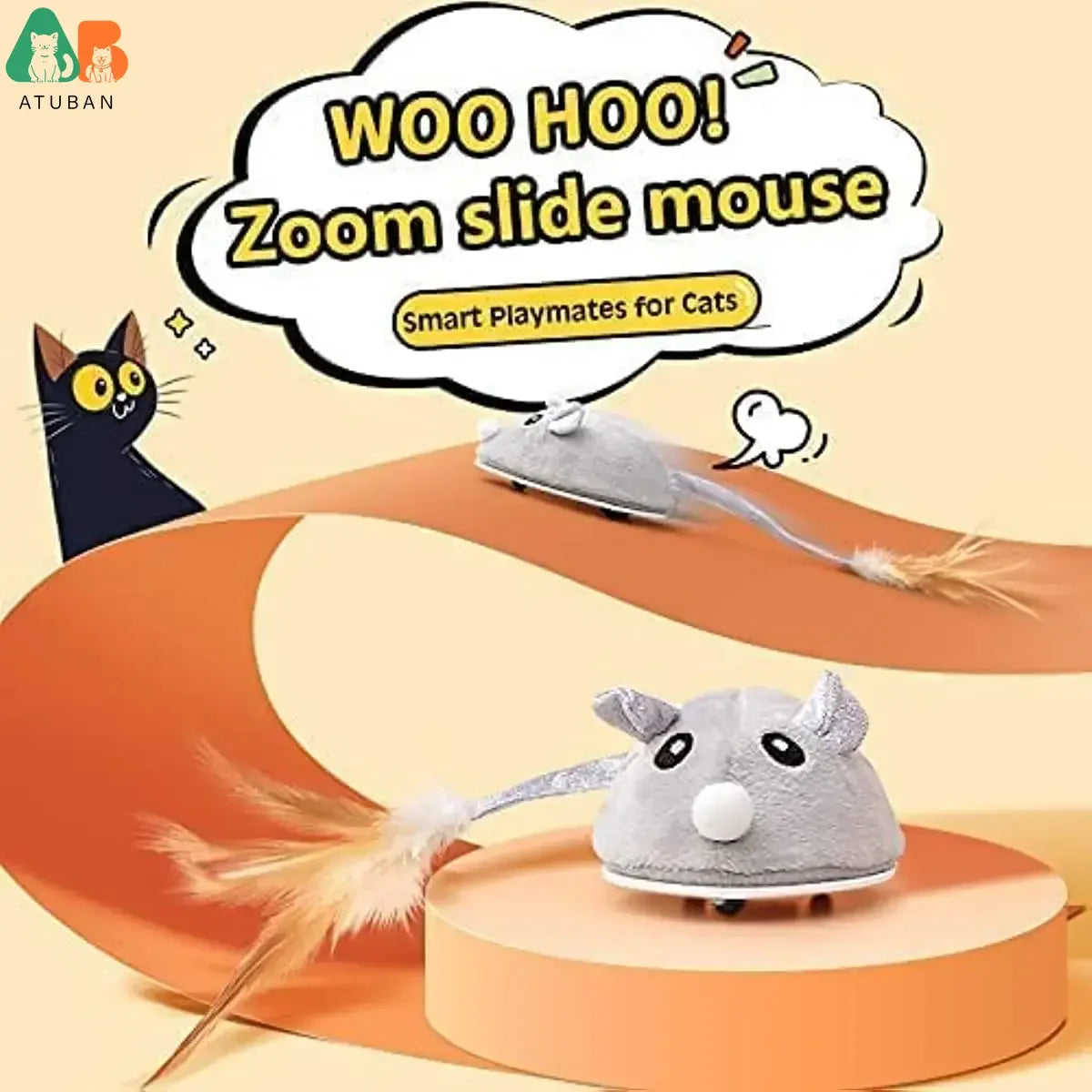 Smart Motion Cat Toy - Auto-Play Entertainment