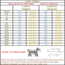 Dog Face Print Hoodie - Winter Jacket for Large Dogs