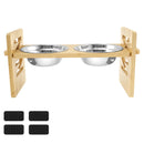 Bamboo Elevated Bowl Stand by Tail chasers