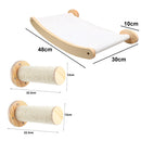 Wall-Mounted Cat Climbing System