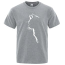 Cool Cat Print Men's T-Shirt