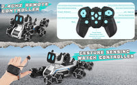 Remote Control Robot Dog | Gesture Sensing,Stunt Rc Cars, Interactive Pocket Emo Robot,Cool Lighting & Music by Tail chasers