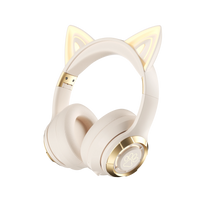Cat Ear LED Bluetooth Headphones - Kids Wireless Gaming Headset