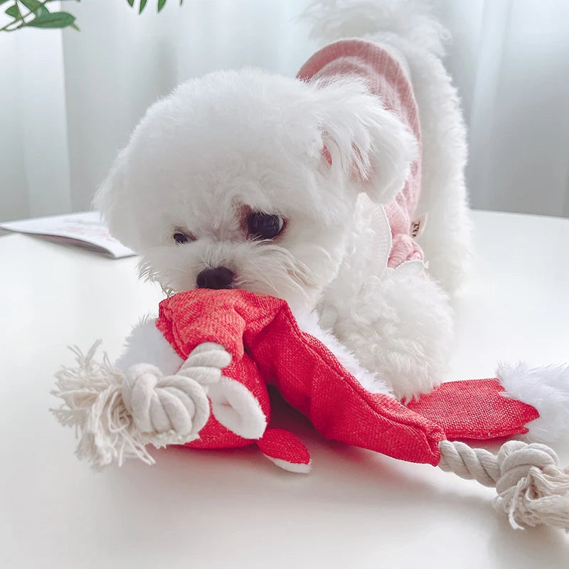 Playful Knotted Animal Toy by Tail chasers