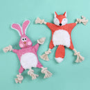 Knotted Animal Squeaky Toy