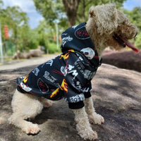 Skull Camo Pet Hoodie: Stylish Two-Legged Outfit For Dogs-2