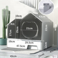 Enclosed Pet Oasis: The Ultimate Odor-Free Cat Litter Box-5