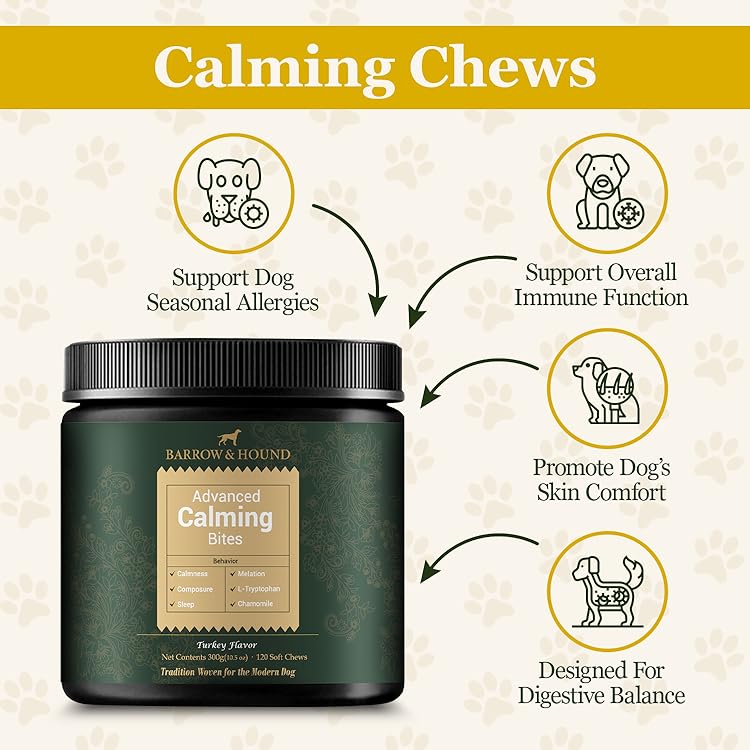 Calming Bites for Dogs - Natural Stress & Anxiety Relief Treats