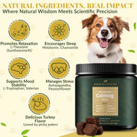 Calming Bites for Dogs - Natural Stress & Anxiety Relief Treats