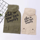 Cozy Cotton Dog Sweater With Hood - Stylish Snowflake Design For Small Dogs-0