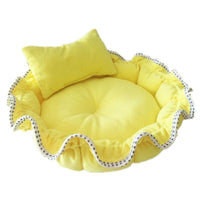Cozy Pet Haven - Floral Bud Shape Dog Bed-0