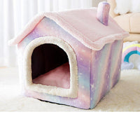 Cozyfold Pet House: Foldable Winter Bed & Enclosed Cave For Dogs And Cats-12