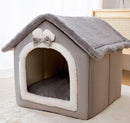 Cozyfold Pet House: Foldable Winter Bed & Enclosed Cave For Dogs And Cats-7
