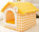 Cozyfold Pet House: Foldable Winter Bed & Enclosed Cave For Dogs And Cats-11