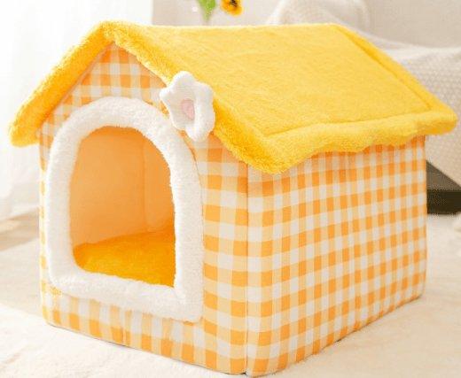 Cozyfold Pet House: Foldable Winter Bed & Enclosed Cave For Dogs And Cats-11