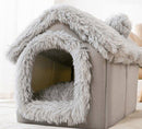 Cozyfold Pet House: Foldable Winter Bed & Enclosed Cave For Dogs And Cats-18