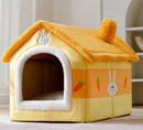 Cozyfold Pet House: Foldable Winter Bed & Enclosed Cave For Dogs And Cats-17