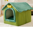 Cozyfold Pet House: Foldable Winter Bed & Enclosed Cave For Dogs And Cats-2