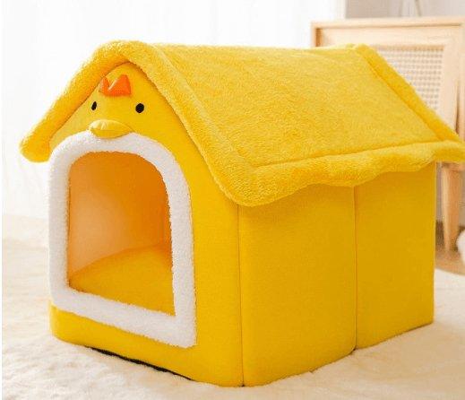 Cozyfold Pet House: Foldable Winter Bed & Enclosed Cave For Dogs And Cats-6