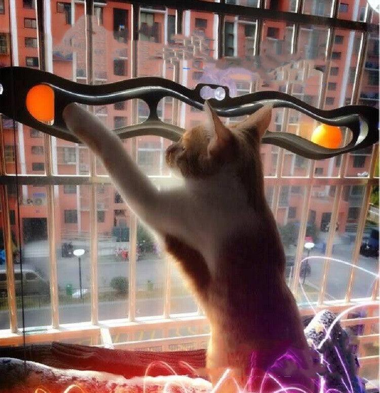 Windowsill Pets Toy Cat Track Ball Pet Products-2