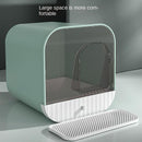 Enclosed And Splash-Proof Cat Litter Box With Drawer Design-2
