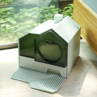 Enclosed Pet Oasis: The Ultimate Odor-Free Cat Litter Box-2