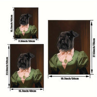 Royal Pet Portrait Canvas - Custom Aristocratic Art
