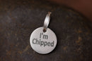 Stainless Steel "MICROCHIPPED" and "I'm Chipped" tags-1