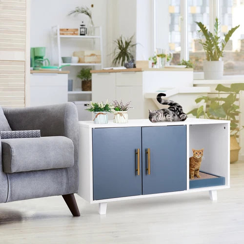 Modern Hidden Litter Box Furniture