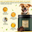 Skin & Coat Bites for Dogs – Shine, Strength & Allergy Relief