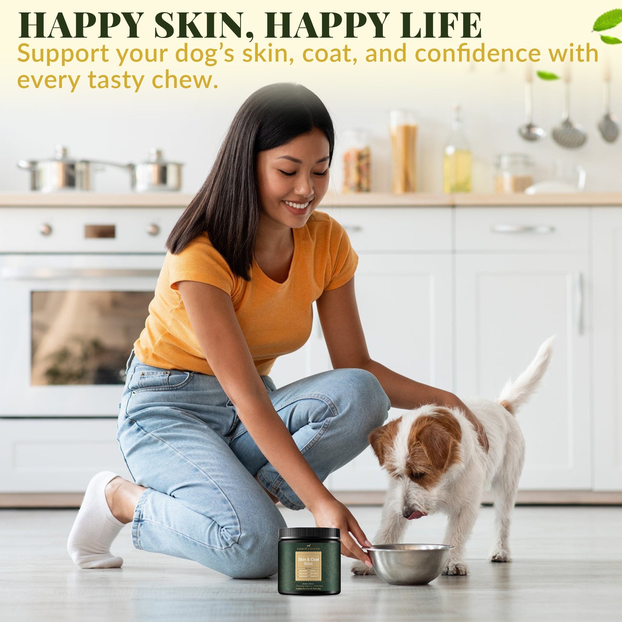 Skin & Coat Bites for Dogs – Shine, Strength & Allergy Relief